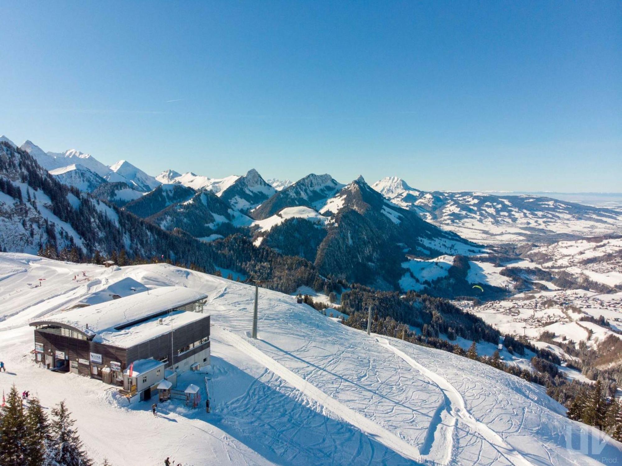 Residence Le Sapin & Bains De La Gruyere 샤메이 외부 사진