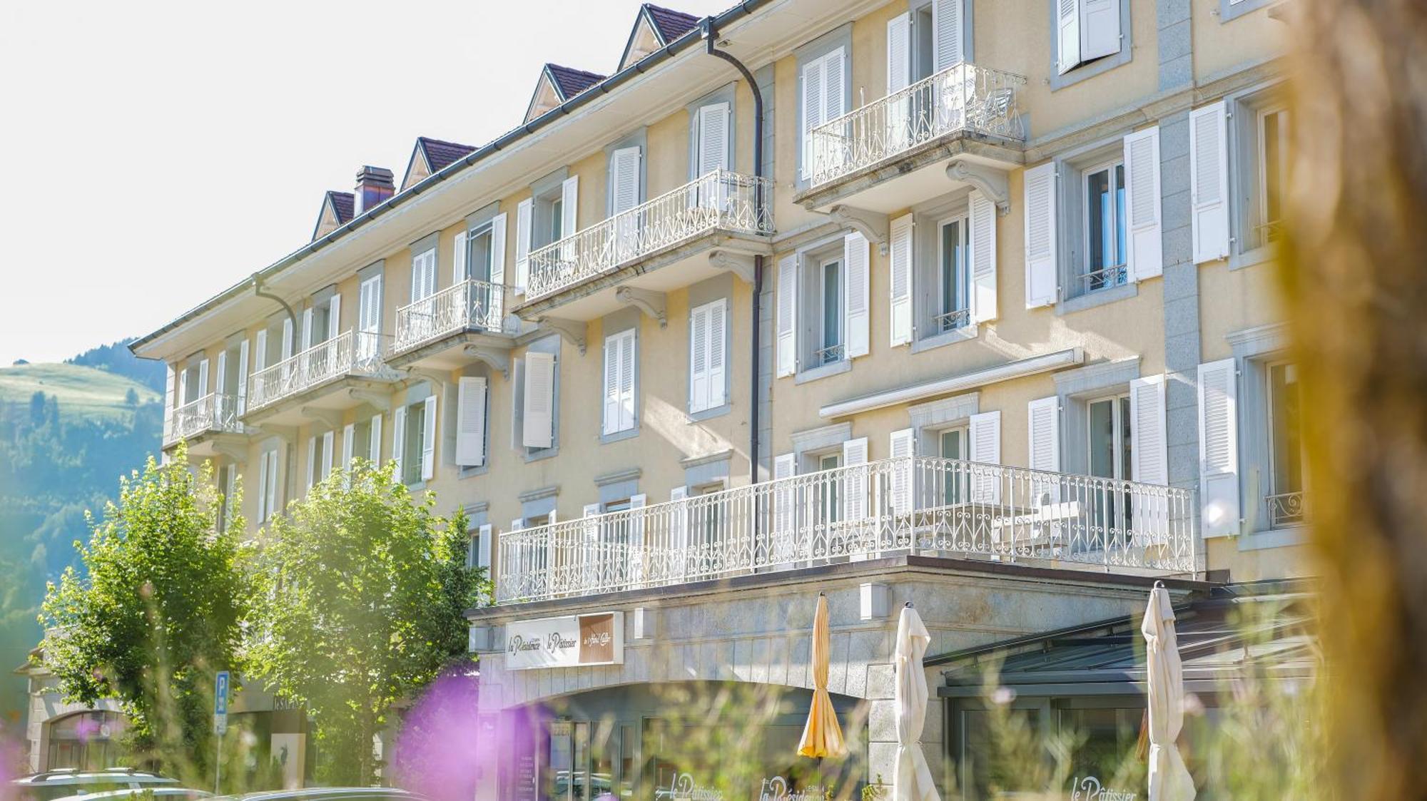 Residence Le Sapin & Bains De La Gruyere 샤메이 외부 사진