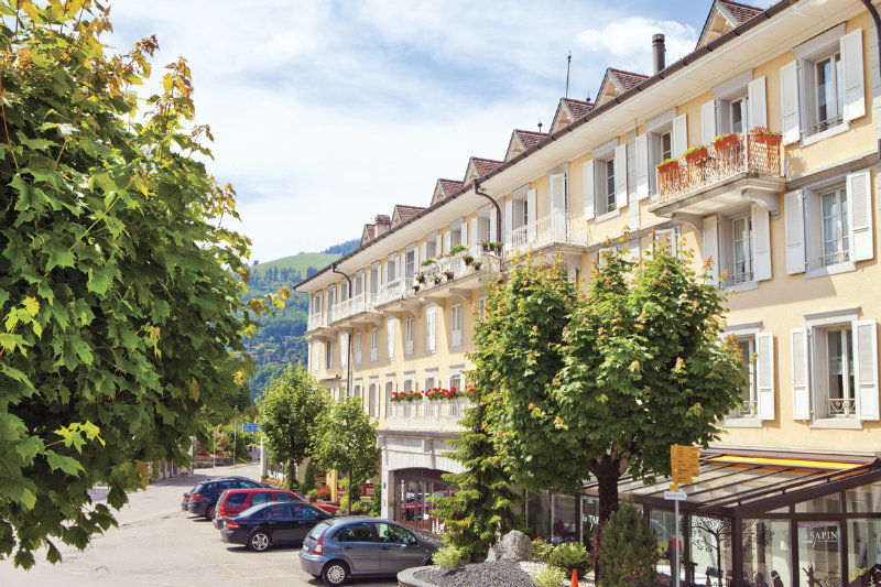 Residence Le Sapin & Bains De La Gruyere 샤메이 외부 사진